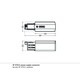2m aluprofil PHIL.V2 C10/Q9 - Hvid lakeret, påbygning, LED skinne
