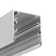 1m aluprofil PHIL53 C10 - Anodiseret, påbygning, LED skinne