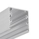 1m aluprofil PHIL53 C10 - Ubehandlet aluminium, påbygning, LED skinne