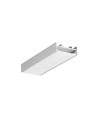 2m aluprofil VARIO30-01 ACDE-9/TY - Anodiseret, påbygning, LED skinne