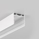 2m aluprofil VARIO30-02 ACDE-9/TY - Hvid lakeret, påbygning, LED skinne