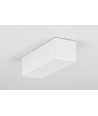 2m aluprofil VARIO30-02 ACDE-9/TY - Hvid lakeret, påbygning, LED skinne