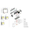 2m aluprofil VARIO30-03 ACDE-9/TY - Anodiseret, påbygning, LED skinne