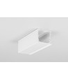 1m aluprofil VARIO30-03 ACDE-9/TY - Hvid lakeret, påbygning, LED skinne