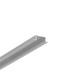 1m aluprofil BEGTIN12 J/S - Anodiseret, indbygget, LED skinne