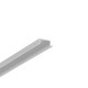 1m aluprofil BEGTIN12 J/S - Ubehandlet aluminium, indbygget, LED skinne