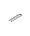 2m aluprofil BEGTIN12 J/S - Ubehandlet aluminium, indbygget, LED skinne