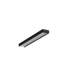 40 stk. 2m aluprofil BEGTON12 J/S - Sort anodiseret, påbygning, LED skinne