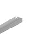 2m aluprofil DIAGONAL10 C - Anodiseret, indbygget, LED skinne