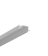 2m aluprofil DIAGONAL10 C - Anodiseret, indbygget, LED skinne