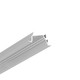 1m aluprofil DIAGONAL14 F/TY - Anodiseret, indbygget, LED skinne