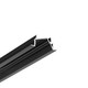 2m aluprofil DIAGONAL14 F/TY - Sort anodiseret, indbygget, LED skinne