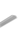 2m aluprofil GROOVE10 BC/UX - Anodiseret, indbygget, LED skinne