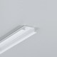 2m aluprofil GROOVE14.V2 BC3/Y - Hvid lakeret, indbygget, LED skinne