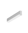 2m aluprofil HI8 C1 - Anodiseret, indbygget, LED skinne