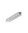 1m aluprofil SMART-IN10 AC2/Z - Ubehandlet aluminium, indbygget, LED skinne