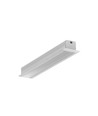 1m aluprofil SMART-IN10 AC2/Z - Ubehandlet aluminium, indbygget, LED skinne