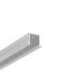 2m aluprofil SMART-IN16 BC3/U4 - Ubehandlet aluminium, indbygget, LED skinne
