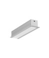 2m aluprofil SMART-IN16 BC3/U4 - Anodiseret, indbygget, LED skinne