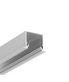 1m aluprofil LINEA-IN20 EE7F/U7 - Anodiseret, indbygget, LED skinne