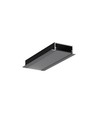 1m aluprofil VARIO30-06 ACDE-9/U9 - Sort anodiseret, indbygget, LED skinne