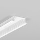 1m aluprofil VARIO30-06 ACDE-9/U9 - Hvid lakeret, indbygget, LED skinne