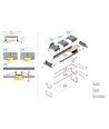 2m aluprofil VARIO30-06 ACDE-9/U9 - Anodiseret, indbygget, LED skinne
