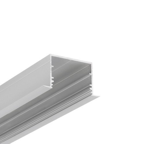 1m aluprofil VARIO30-07 ACDE-9/U9 - Anodiseret, indbygget, LED skinne