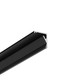 2m aluprofil CABI12 E - Sort anodiseret, hjørne, LED skinne