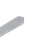 2m aluprofil CABI12 DUO E - Ubehandlet aluminium, hjørne, LED skinne