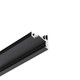 2m aluprofil CORNER10 BC/UX - Sort anodiseret, hjørne, LED skinne
