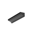 40 stk. 2m aluprofil CORNER10 BC/UX - Sort anodiseret, hjørne, LED skinne