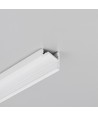 2m aluprofil CORNER10.V2 A1C/U1 - Hvid lakeret, hjørne, LED skinne