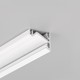 1m aluprofil CORNER14 EE7F/TY - Hvid lakeret, hjørne, LED skinne