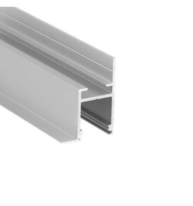 2m aluprofil FRAME14 BC/Q - Anodiseret, indspartling, LED skinne