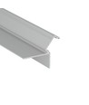 2m aluprofil GLOW12 DOWN A1C - Anodiseret, indspartling, LED skinne