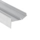 1m aluprofil GLOW12 UP A1C - Ubehandlet aluminium, indspartling, LED skinne