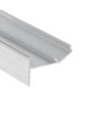 2m aluprofil GLOW12 UP A1C - Ubehandlet aluminium, indspartling, LED skinne
