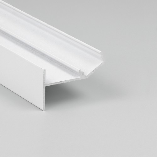 2m aluprofil GLOW12 UP A1C - Hvid lakeret, indspartling, LED skinne