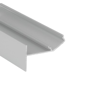 2m aluprofil GLOW12 UP A1C - Anodiseret, indspartling, LED skinne