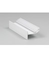 2m aluprofil GLOW12 UP A1C - Hvid lakeret, indspartling, LED skinne