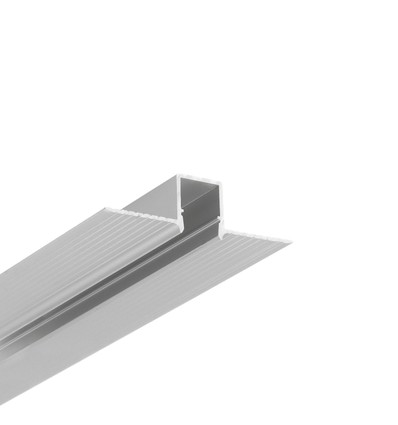 2m aluprofil HIDE10 C4 - Anodiseret, indspartling, LED skinne