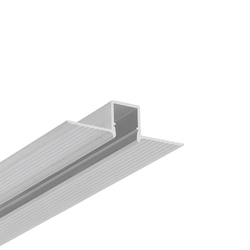 2m aluprofil HIDE10 C4 - Ubehandlet aluminium, indspartling, LED skinne