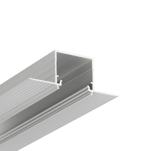 1m aluprofil LINEA-IN20 TRIMLESS EE7F - Anodiseret, indspartling, LED skinne