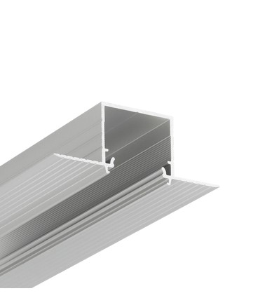 1m aluprofil LINEA-IN20 TRIMLESS EE7F - Anodiseret, indspartling, LED skinne