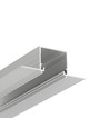 1m aluprofil LINEA-IN20 TRIMLESS EE7F - Anodiseret, indspartling, LED skinne