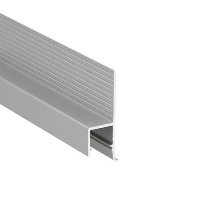 1m aluprofil OMNI10 AC2 - Anodiseret, indspartling, LED skinne
