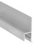 1m aluprofil OMNI10 AC2 - Ubehandlet aluminium, indspartling, LED skinne