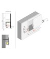 1m aluprofil OMNI10 AC2 - Anodiseret, indspartling, LED skinne