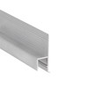 2m aluprofil OMNI10 AC2 - Ubehandlet aluminium, indspartling, LED skinne
